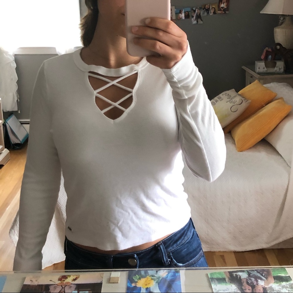 Ribbed tee shirt